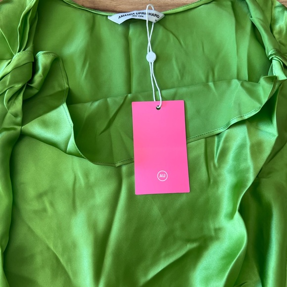 Amanda Uprichard Ellison Mini Silk Dress - Picture 3 of 5